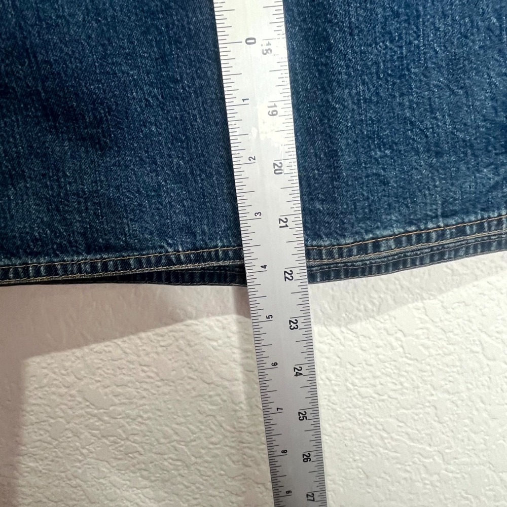 Vintage Eddie Bauer A-Line‎ Wrap Skirt Womens 4 Blue Denim Medium Wash Cotton - Picture 11 of 13